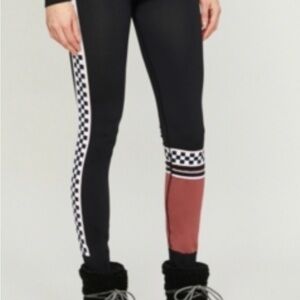 Sweaty Betty Ski Base Layer checkerboard-print stretch-jersey leggings XS